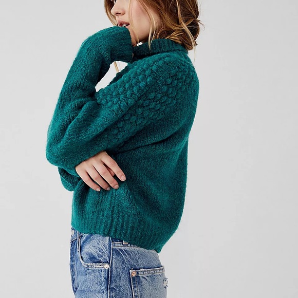 Free people Bradley Textured Pullover sweater size smalll - Picture 4 of 4